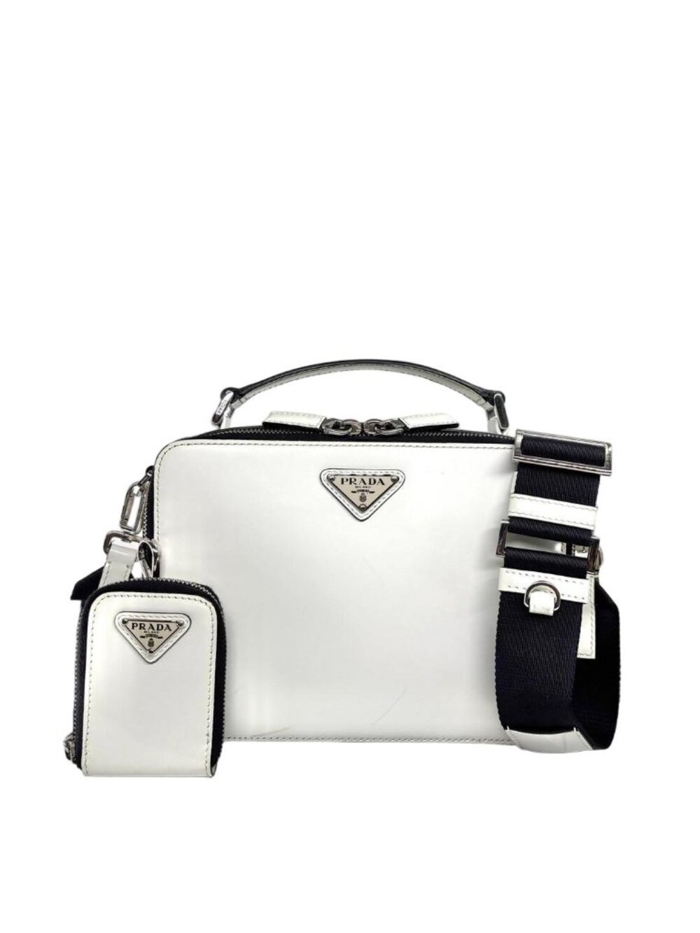 Prada Super Leather Brick 2-Way Shoulder Bag